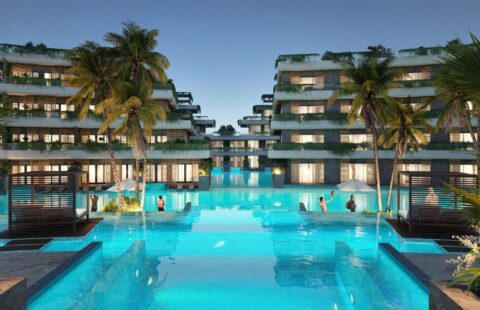 Mega proyecto de departamentos en PUNTA CANA, condominio con múltiples servicios.